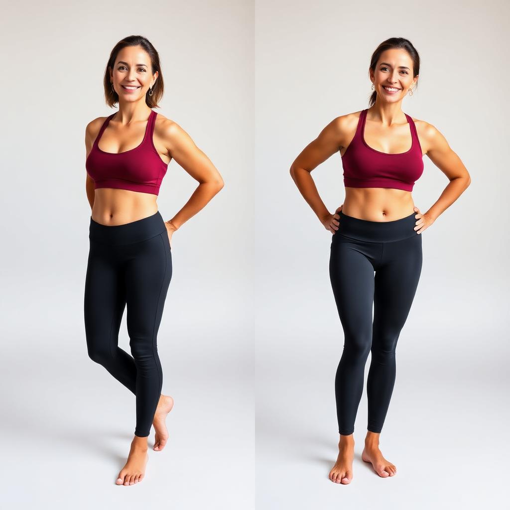 Transformación real de una mujer